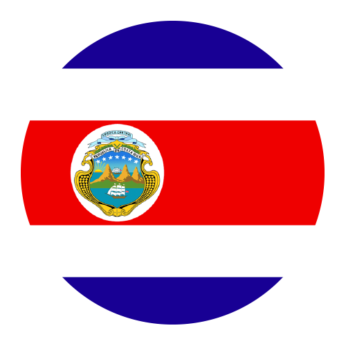 Imagen que muestra la bandera de Costa Rica